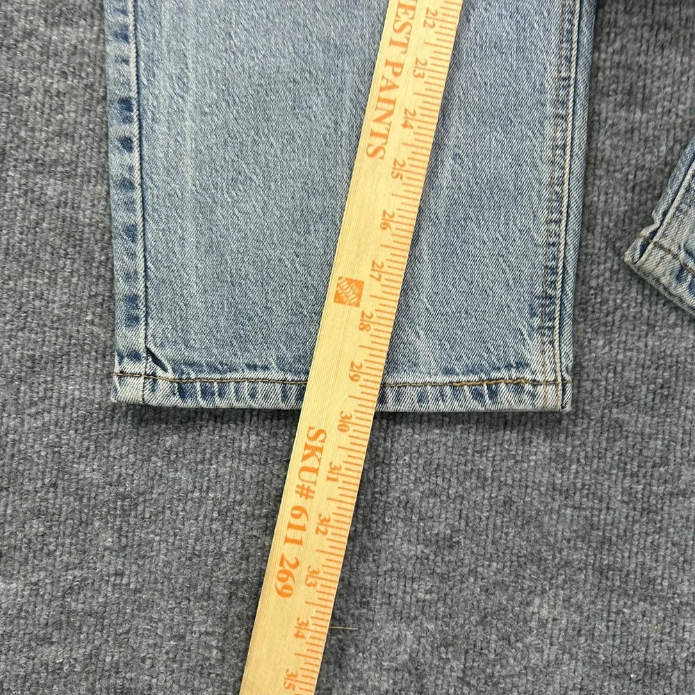 Levi's 541 Straight Jeans Men Blue Denim 5-Pockets Classic Zip Fly - 42X30